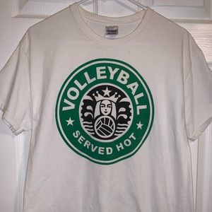 Starbucks Volleyball Shirt